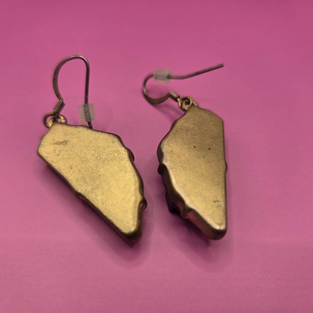 BCBGeneration Gold and Silver Dangle Earrings - Picture 3 of 4